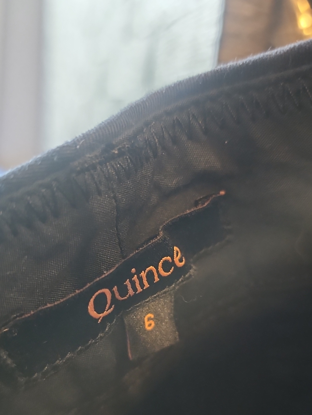 Quince Black Women's Chino Shorts - Picture 2 of 3